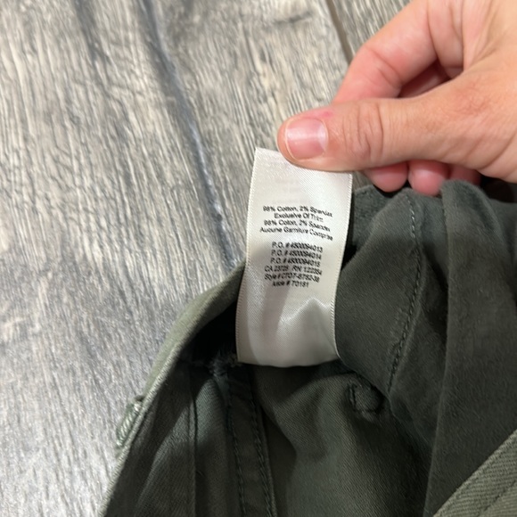 • Aritzia Wilfred • Women’s Ashika Olive Green High Rise Crop Wide Leg 8 - Picture 4 of 5